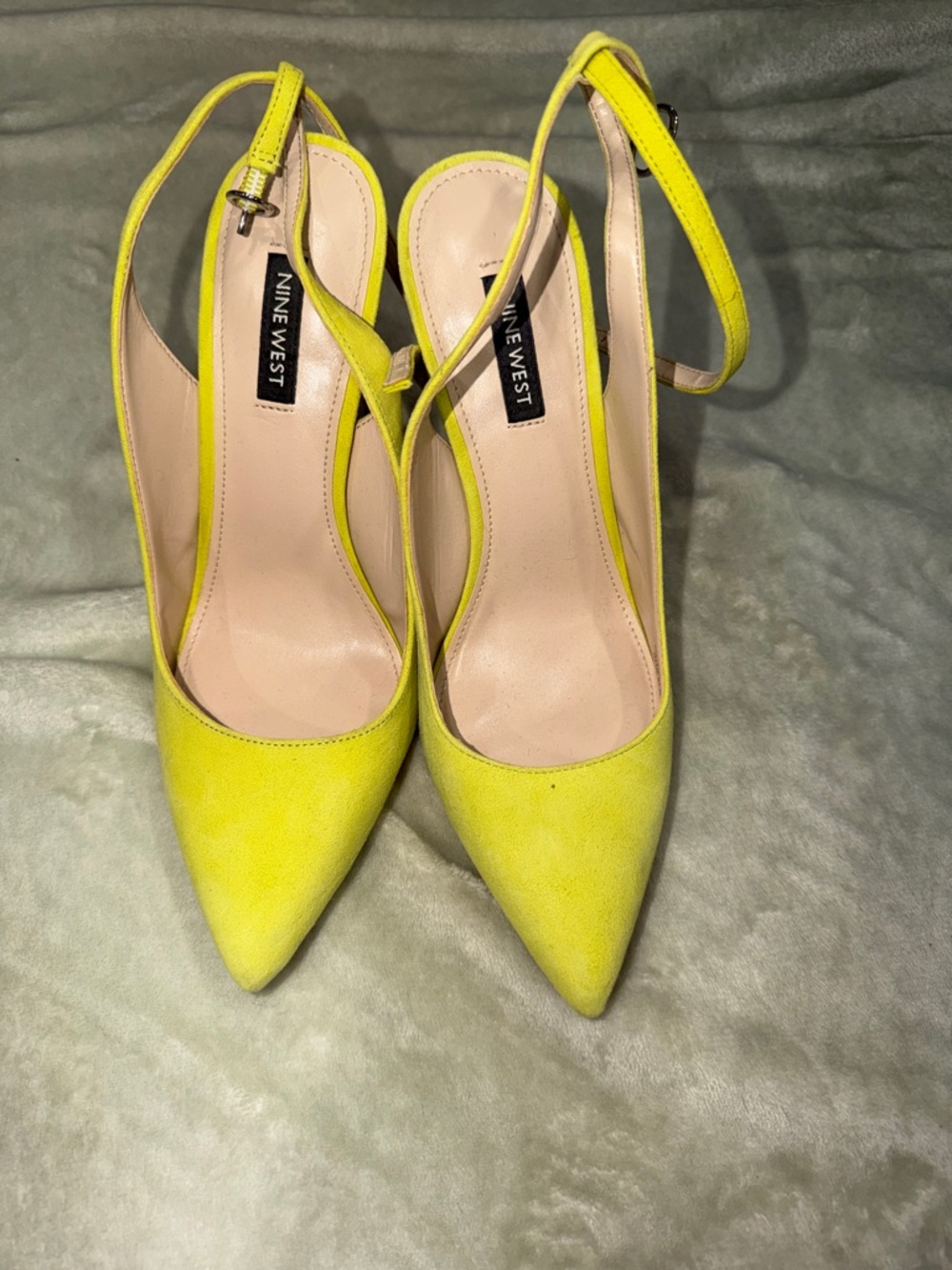 Nine West Slingback Pump Collection — Yellow Green, Black, White & Nude - Picture 2 of 16